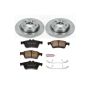 PowerStop KOE129 OE Stock Replacement Low-Dust Ceramic Brake Pad and Rotor Kit