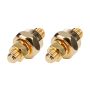 ALLSTAR PERFORMANCE ALL76122 Gold Side Post Terminal 1pr