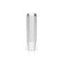 NRG Shift Knob Knurl Hidden Gem Short Silver