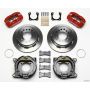 Wilwood 140-11401-R Dynapro Low-Profile 11.00in P-Brake Kit - Red Chevy 12 Bolt Spcl 2.81in Offset