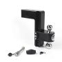 Weigh Safe CTB10-3-KA-CER-BLA 180 Hitch 10in Drop Hitch & 3in Shank (10K/21K GTWR) w/WS05 - Black Cerakote