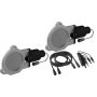 QTP QTEC70 3.5in Bolt-On QTEC Dual Electric Cutout Valves - Pair