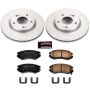 PowerStop CRK5291 Genuine Geomet Coated Rotor and Low-Dust Ceramic Brake Pad Kit