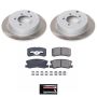 PowerStop SC5499 Semi-Coated Rotor and Low-Dust Ceramic Brake Pad Kit