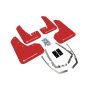 Rally Armor MF37-UR-RD/WH Red Mud Flap/White Logo