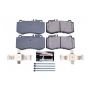 PowerStop Z23-1420 PowerStop - Z23 Daily Driver Carbon-Fiber Ceramic Brake Pads with Hardware Kit