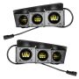 Oracle Lighting 5890-006 ORACLE Lighting 2021-2024 Ford Bronco Triple LED Fog Light Kit for Steel Bumper