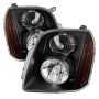 Xtune GMC Yukon/Yukon Xl 07-14 Crystal Headlights Black HD-JH-GMCY07-AM-BK