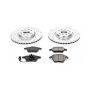 PowerStop K2259 Z23 Daily Driver Carbon-Fiber Ceramic Brake Pad and Drilled & Slotted Rotor Kit