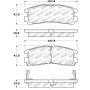 StopTech Street Touring 4/89-99 Mitsubishi Eclipse GST Rear Brake Pads