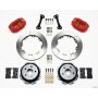 Wilwood 140-7006-R Dynapro Rear Kit 12.19in Red Subaru Impreza WRX