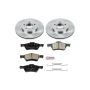 PowerStop KOE5572 OE Stock Replacement Low-Dust Ceramic Brake Pad and Rotor Kit