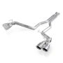 Stainless Works CA12CBL 2012-15 Camaro ZL1 6.2L 3in Catback Dual Chambered Exhaust X-Pipe Resonator Deletes