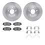 Dynamic Friction 6512-59345 Rotor Kit