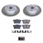 PowerStop SC2308 Semi-Coated Rotor and Low-Dust Ceramic Brake Pad Kit