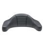 Mustang Motorcycle 79013SB Mustang 93-13 HD FL Super Touring Extended Arm Wrap-Around Backrest Deluxe - Black w/Blue Stitching