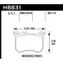 Hawk Performance HB831B.667 HPS 5.0 Disc Brake Pad
