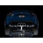 AWE Tuning 3020-52287 2023 Honda Civic Type R FL5 Track Edition Exhaust w/ Triple Chrome Silver Tips