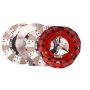 McLeod Racing 83001B07M McLeod 55-85 Chevy SBC SFT 2000 Twin Disc Clutch Kit w/ Flywheel - Bronze Facing