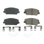 PowerStop 17-2049 PowerStop - Z17 Low-Dust Ceramic Brake Pads with Hardware