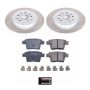 PowerStop SC4600 Semi-Coated Rotor and Low-Dust Ceramic Brake Pad Kit