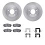 Dynamic Friction 6512-67326 Rotor Kit