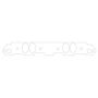 Cometic Gasket C5569-047 Cometic Chrysler W2 Head V8 .047in Fiber Intake Manifold Gasket Set