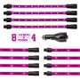 XKGLOW XK041005-P XK Glow Strip Single Color Underglow LED Accent Light Car/Truck Kit Pink - 8x24In Tube Car + 4x8In