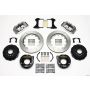 Wilwood 140-10012-P Narrow Superlite 4R Rear P-Brk Kit 14.00in Polished New Big Ford 2.50in Offset