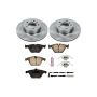 PowerStop KOE4677 OE Stock Replacement Low-Dust Ceramic Brake Pad and Rotor Kit