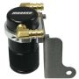 Moroso 85613 06-Up Dodge Charger/Challenger 6.1L Air/Oil Separator Catch Can - Billet Aluminum - Black
