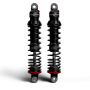 Progressive 494-1006 93-24 Harley Touring 494 Series Heavy Duty Shocks 12.0in Bushing - Black