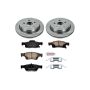 PowerStop KOE5953 OE Stock Replacement Low-Dust Ceramic Brake Pad and Rotor Kit