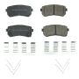 PowerStop 17-6010 PowerStop - Z17 Low-Dust Ceramic Brake Pads with Hardware