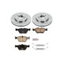 PowerStop KOE928 OE Stock Replacement Low-Dust Ceramic Brake Pad and Rotor Kit