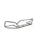 LP Aventure FLP-OBA-15-GUARD-B-B 15-17 Subaru Outback Big Bumper Guard - Bare