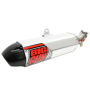 Big Gun 07-14 Kawasaki KFX 450R EXO Aluminum Slip On Exhaust