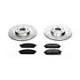 PowerStop K2290 Z23 Daily Driver Carbon-Fiber Ceramic Brake Pad and Drilled & Slotted Rotor Kit
