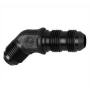Fragola -4AN x 45 Degree Bulkhead - Black