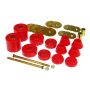 Prothane 67-72 GM Body Mount 12 Bushing Kit - Red