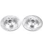 PowerStop JBR936XPR PowerStop Evolution Performance Drilled, Slotted & Plated Brake Rotor Pair
