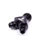 AEROMOTIVE AFS15677 Y-Block Fitting - 12an to 2 x -8an
