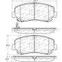 Stoptech 308.16230 Street Brake Pads - Rear