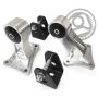 Innovative 00-09 Honda S2000 (F-Series / M/T) Silver Billet Aluminum Solid Bushing Engine Mount Kit