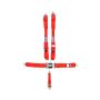 RJS SAFETY RJS1142204 Harness System 5 Pt Red Hans Shoulder Ind Wrap