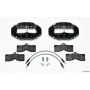 Wilwood 140-10789-BK D8-4 Front Caliper Kit Black Corvette C2 / C3 65-82