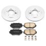 PowerStop CRK5109 Genuine Geomet Coated Rotor and Low-Dust Ceramic Brake Pad Kit