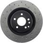 Stoptech 128.35052L Drilled Sport Brake Rotor