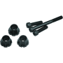 Kuryakyn 5720 Windshield Screws FLH Black