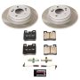 PowerStop SC4949 Semi-Coated Rotor and Low-Dust Ceramic Brake Pad Kit